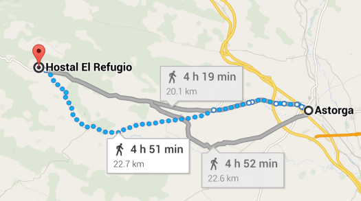 day 4 Astorga to Rabanal del Camino, 21km