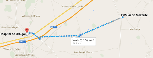 Day 2 Villar de Mazarife to Orbigo