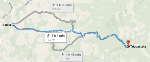 Day 11 Triacastela to Sarria, 19k